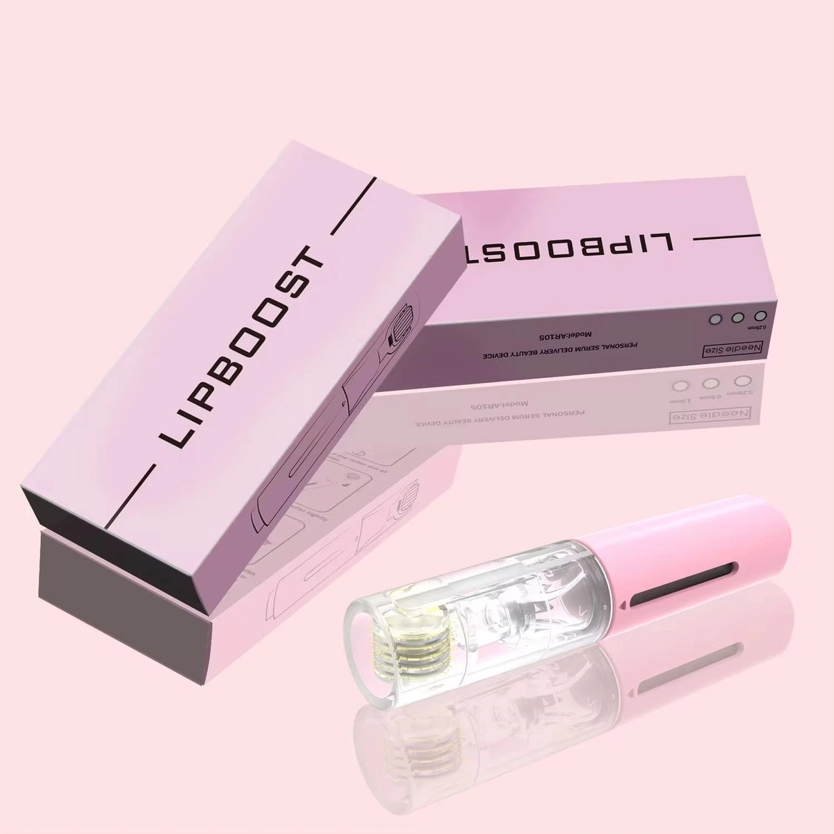 LipNourish · Micro-rodillo 2 en 1 con suero (105 agujas)